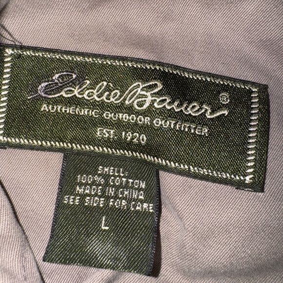 Eddie Bauer Women's Utility Jacket in Taupe 100% Cotton - Picture 6 of 8